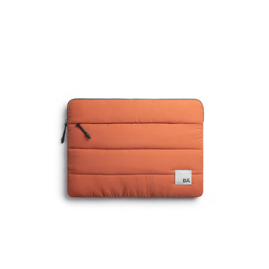 Tangerine Stria Laptop Sleeve Bag - Medium - Image 1