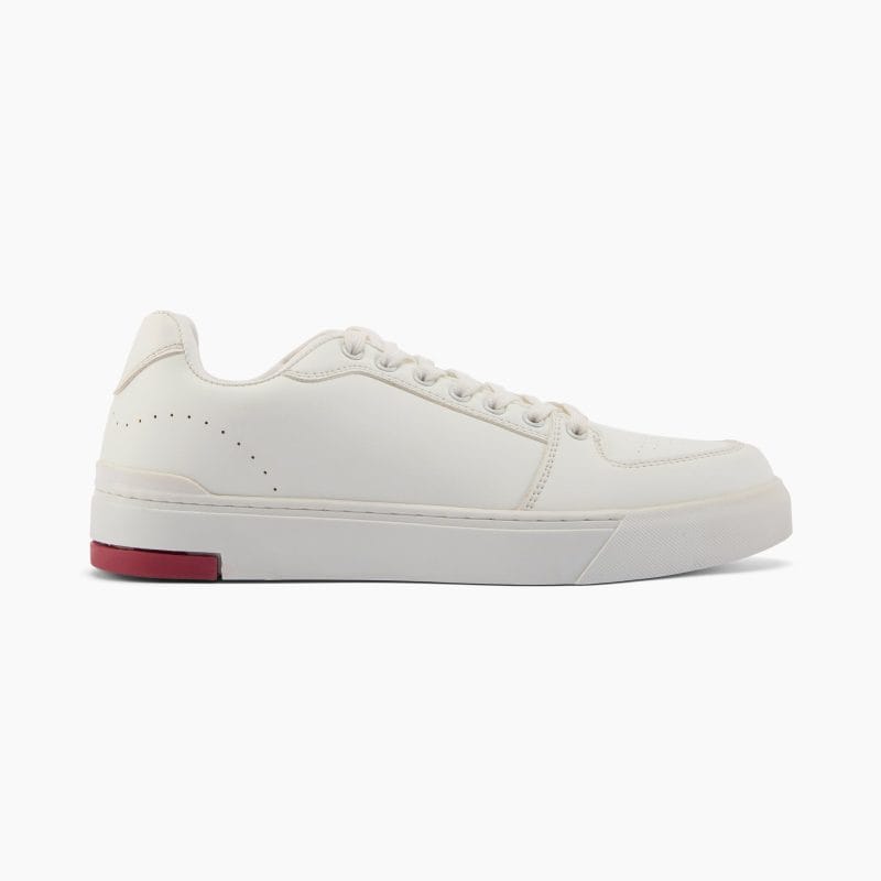 Ludic Nova Play vegan-leather sneaker in Chalk White