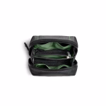Black Ripstop Vault Tech Organiser - Small in Black – Detailed Compatment View | KlippiK