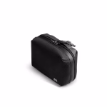 Black Ripstop Vault Tech Organiser - Small in Black – Angled View | KlippiK