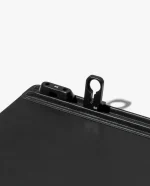 Black Snap On Organiser Desk Mat with Cable Holder + Apple Watch Charging Stand