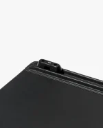 Black Snap On Organiser Desk Mat with Cable Holder