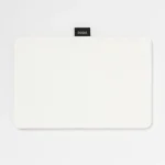 Roda Notepad closed, showing the natural shade cover and black RODA tab