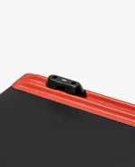 Red-Black Snap On Organiser Desk Mat with Cable Holder