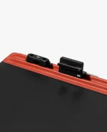 Red-Black Snap On Organiser Desk Mat with Cable Holder + Phone Mount