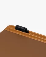Tan-Brown Snap On Organiser Desk Mat with Cable Holder