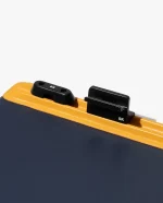 Mustard-Blue Snap On Organiser Desk Mat with Cable Holder + Phone Mount