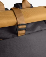 Amber-Charcoal Miles Roll Top Backpack