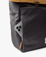 Amber-Charcoal Miles Roll Top Backpack