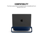 Arete Laptop Stand - Blue | Platform Collection | KlippiK Kuwait UAE Saudi