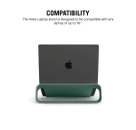 Arete Laptop Stand - Green | Platform Collection | KlippiK Kuwait UAE Saudi