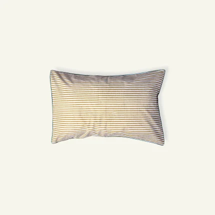 Beige Green Silent stripes Body Pillow Cover