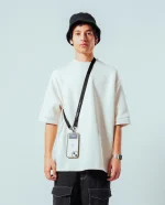 Black Crossbody Utility Phone Lanyard - Strap
