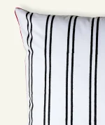 Black Red Muted layers Body Cushion Cover