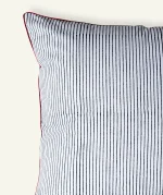 Black Red Pure stripes Body Cushion Cover