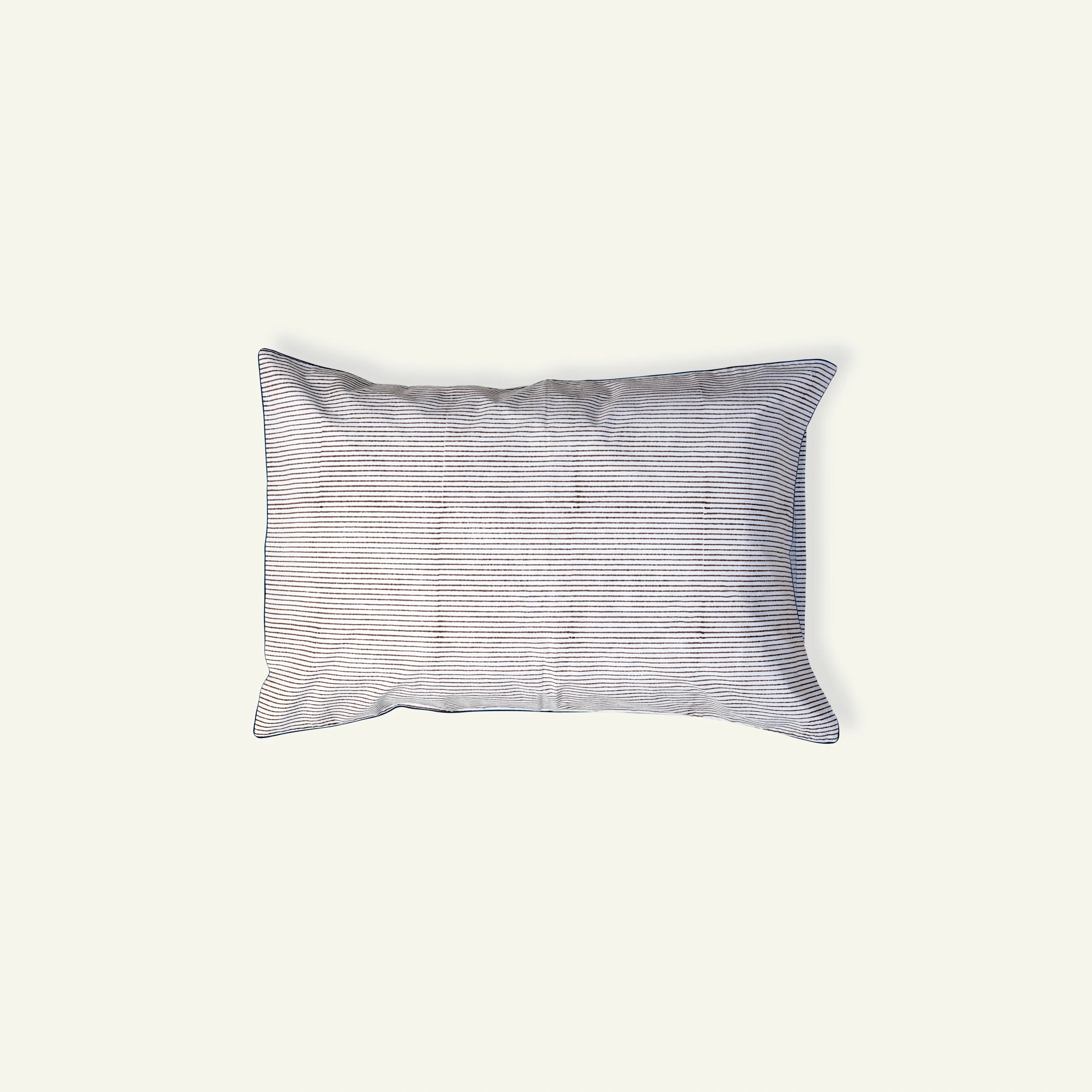 Brown Indigo Pure stripes Body Pillow Cover 1 copy Brown Indigo Pure stripes Body Pillow Cover