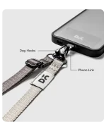 Charcoal-Grey Crossbody Phone Lanyard - Strap