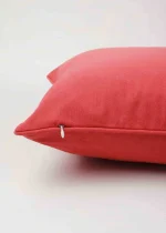 Yellow Dwelling Cherry Red Cushion Cover - Red (24" x 24") — view 3