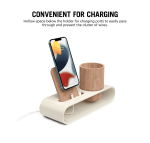 Cirque Phone and Pen Stand - Ivory White | Shop Online - Platform Collection | Klippik Kuwait UAE Saudi