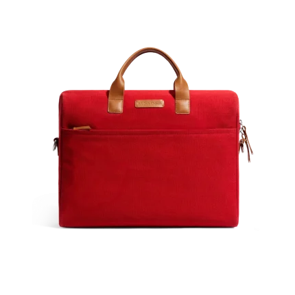Crimson Red City Compact Fleet Messenger Bag