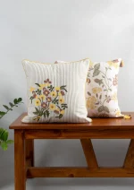 Floret_Waltz_Flower_Pattern_Multicolor_100_Cotton_Cushion_Covers_for_Sofa