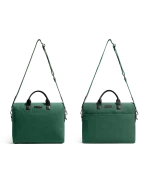 Forest Green City Compact Fleet Messenger Bag