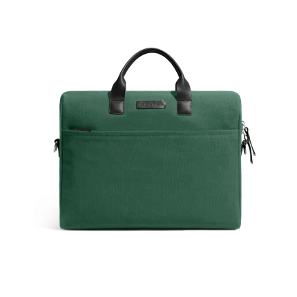 Forest Green City Compact Fleet Messenger Bag