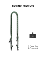 Green Crossbody Phone Lanyard - Cord