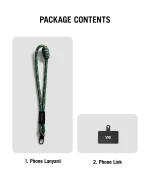 Green Wrist Lanyard - Cord