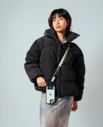 Grey Crossbody Utility Phone Lanyard - Strap