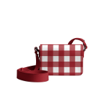 Cherry Gingham Sol Box Shoulder Bag | Shop Online | KlippiK Kuwait UAE Saudi