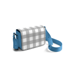 Cool Carolina Gingham Sol Box Shoulder Bag | Shop Online | KlippiK Kuwait UAE Saudi