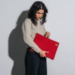 Amazing Red Canvas sleeves for your laptop, iPads, MacBooks, Tablets | Buy Online |KlippiK Kuwait UAE Saudi