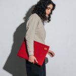 Amazing Red Canvas sleeves for your laptop, iPads, MacBooks, Tablets | Buy Online |KlippiK Kuwait UAE Saudi