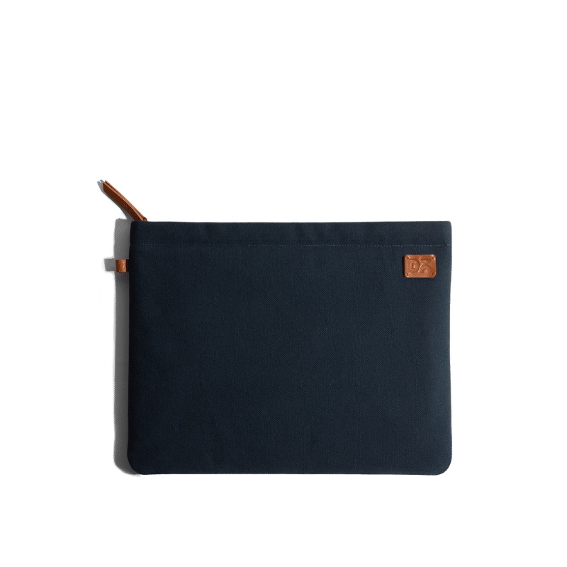Klippik Online Shopping Kuwait UAE Saudi-Midnigh-Blue-Skipper-Sleeve-Small Amazing Blue Canvas sleeves for your laptop, iPads, MacBooks, Tablets | Buy Online |KlippiK Kuwait UAE Saudi