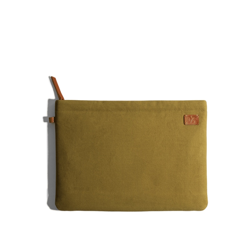 Klippik Online Shopping Kuwait UAE Saudi-Olive-Green-Skipper-Sleeve-Large Amazing Green Canvas sleeves for your laptop, iPads, MacBooks, Tablets | Buy Online |KlippiK Kuwait UAE Saudi