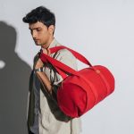 Crimson Red Swing Duffle Bag | Klippik | Best Duffle Bags | Online Shopping | Kuwait UAE Saudi