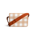 Rusty Pumpkin Gingham Sol Box Shoulder Bag | Shop Online | KlippiK Kuwait UAE Saudi