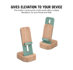 Mount Adjustable Phone Stand - Green | Klippik Platform Collection | Kuwait UAE Saudi