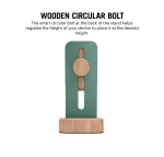 Mount Adjustable Phone Stand - Green | Klippik Platform Collection | Kuwait UAE Saudi