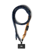 Navy-Orange Crossbody Phone Lanyard - Cord