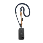 Navy-Orange Crossbody Phone Lanyard - Cord