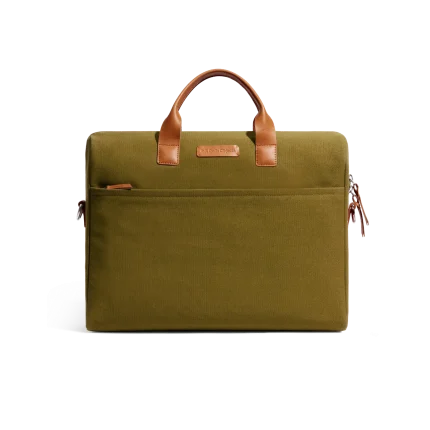 Olive Green City Compact Fleet Messenger Bag