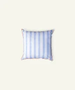 Pale blue Red Muted layers Body Cushion Cover