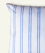 Pale blue Red Muted layers Body Cushion Cover
