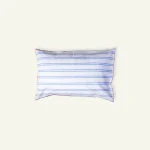 Pale blue Red Muted layers Body Pillow Cover