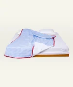 Pale blue Red Silent stripes