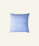 Pale blue Red Silent stripes Body Cushion Cover