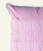 Pink Green Pure stripes Body Cushion Cover