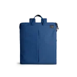 Lagoon Pivot Workpack front view — DailyObjects Marine Weave recycled-nylon work backpack